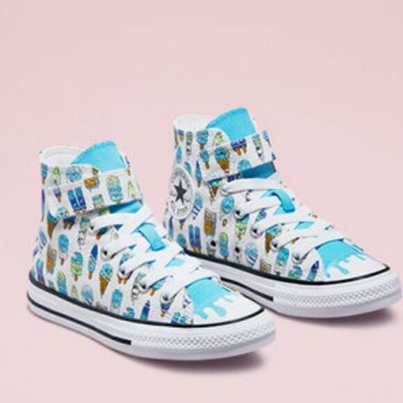Little Kid Chuck Taylor All Star 🌟 Easy-On Frozen Treats Sneakers Shoes Size 3 - Picture 9 of 12